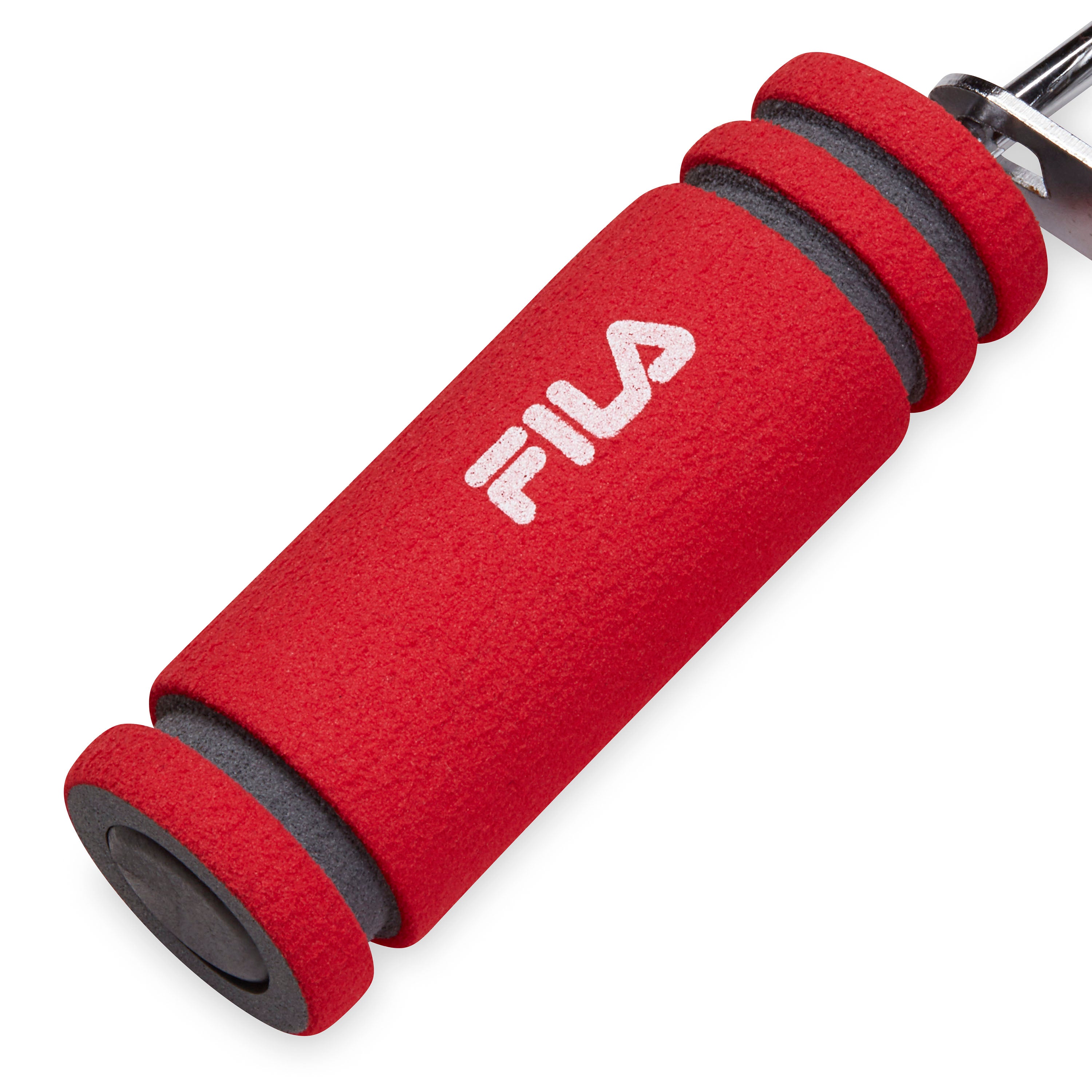 FILA 2pk Hand Grips red handle closeup